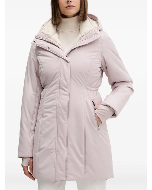 Hollister Pink Hooded Padded Coat