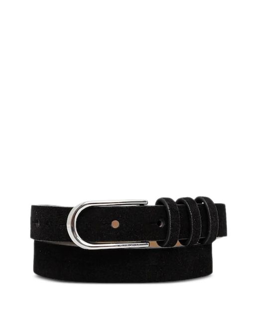 MICHAEL Michael Kors Black Logo-Detail Belt