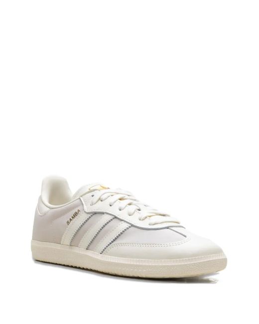 Adidas White Samba Og "Off/Off/Alumina" Sneakers