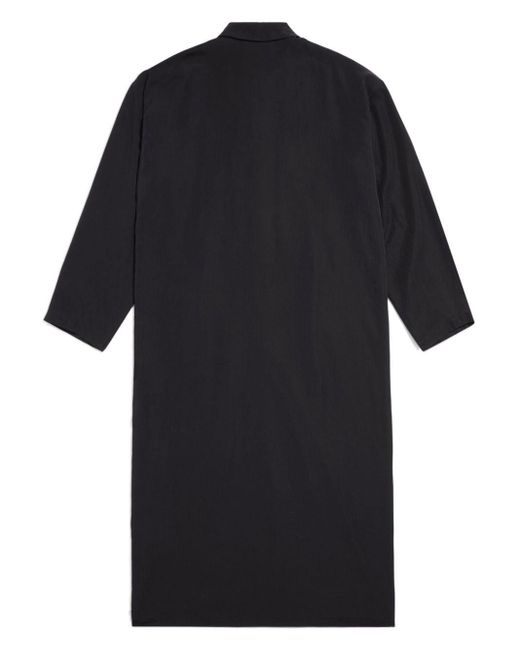 Balenciaga Langer Trenchcoat mit Gürtel in Black für Herren