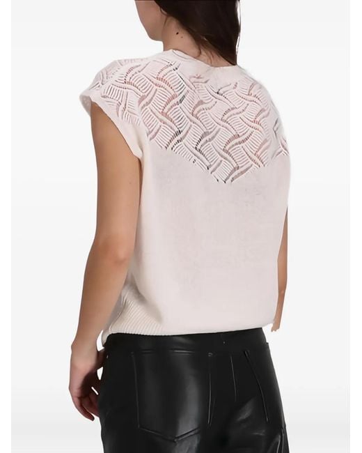 Boss White Crew-Neck Tank Top