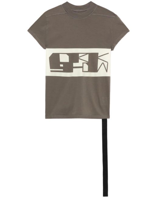 T-shirt Small Level T en coton Rick Owens en coloris Gray