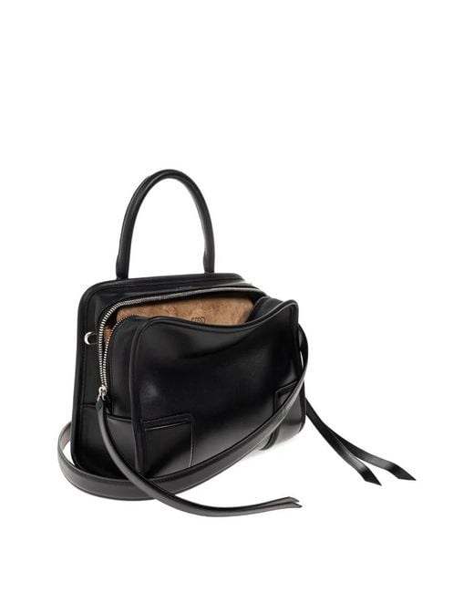 Loewe Black Small Amazona Leather Tote Bag