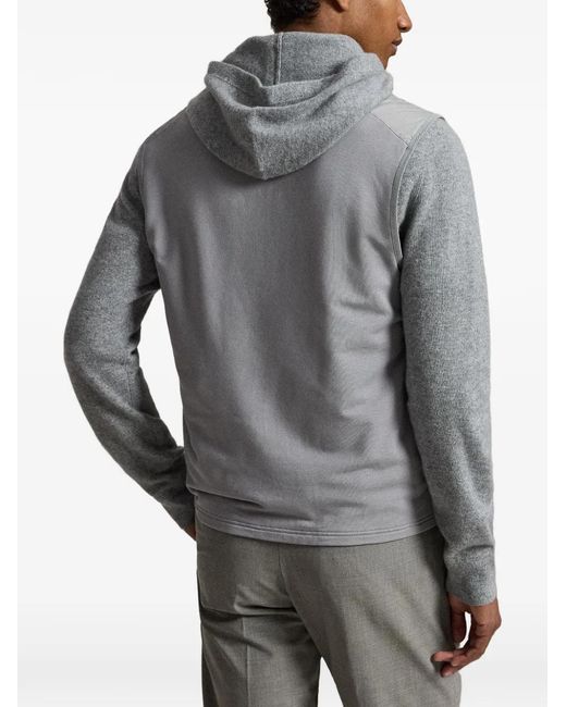 Ralph Lauren Gray Zip-Up Quilted Gilet for men