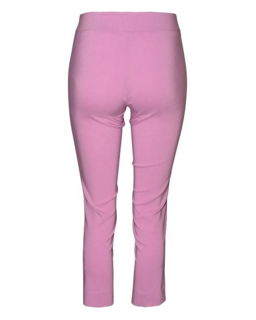 Avenue Montaigne Pink Brigitte Cropped Trousers