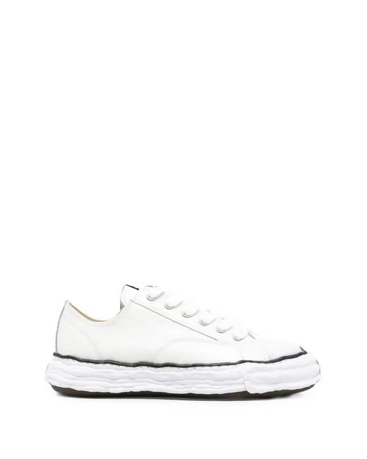 Maison Mihara Yasuhiro White Warped-Sole Sneakers