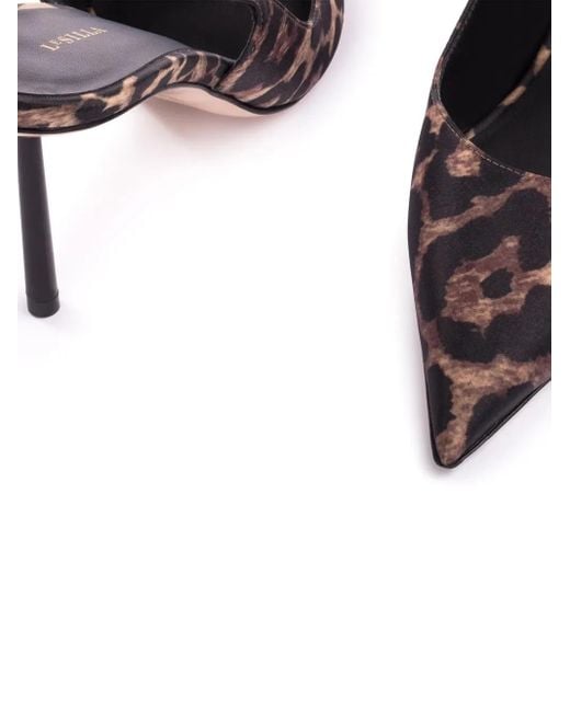 Le Silla Brown Bella 80Mm Slingback Pumps