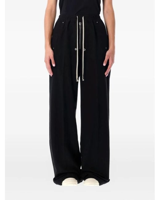Rick Owens Broek Met Trekkoord in het Black