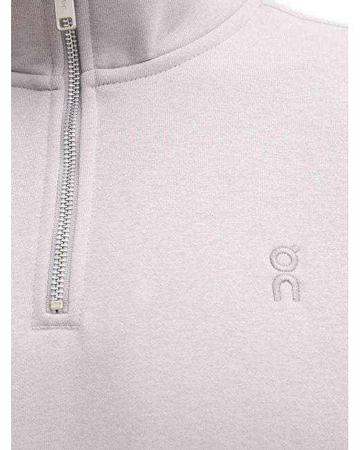 On Shoes Gray Club Collective Sweatshirt for men