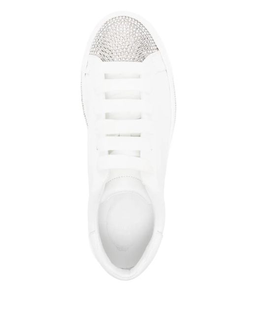 Rene Caovilla White Lace-Up Fastening Trainers
