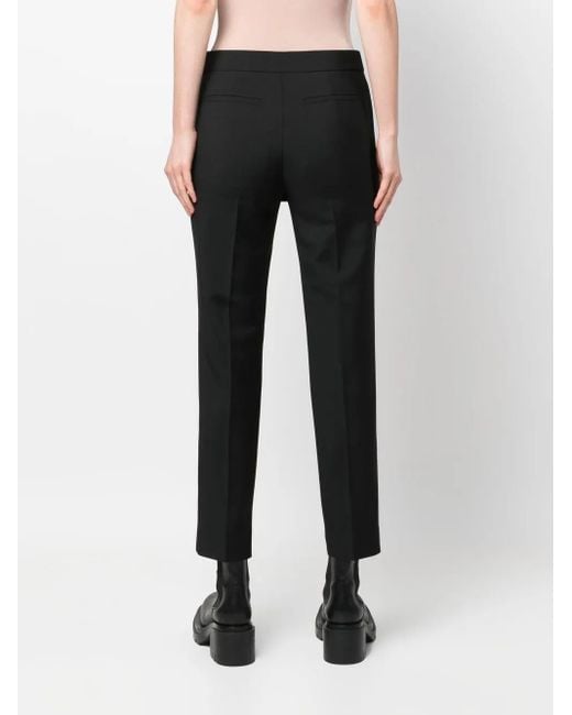 Givenchy Black Skirt-Detail Slit Trousers