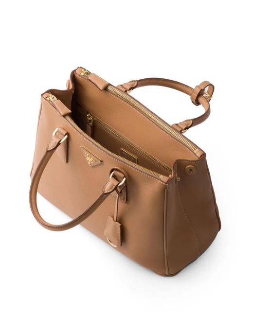 Prada Natural Large Galleria Tote Bag