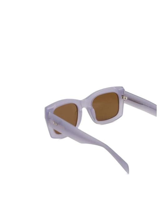 Retrosuperfuture Blue Rectangle-Frame Sunglasses