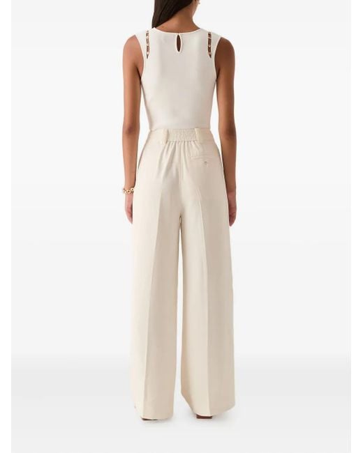 Aje. White Harlem Trousers