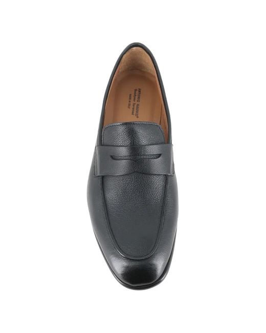 Antonio Maurizi White Penny-Strap Leather Loafers for men