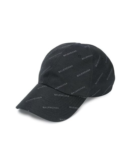 Balenciaga Black All Over Hat for men