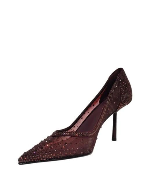 Le Silla Brown Escarpins Nicole 90 Mm À Talon Aiguille