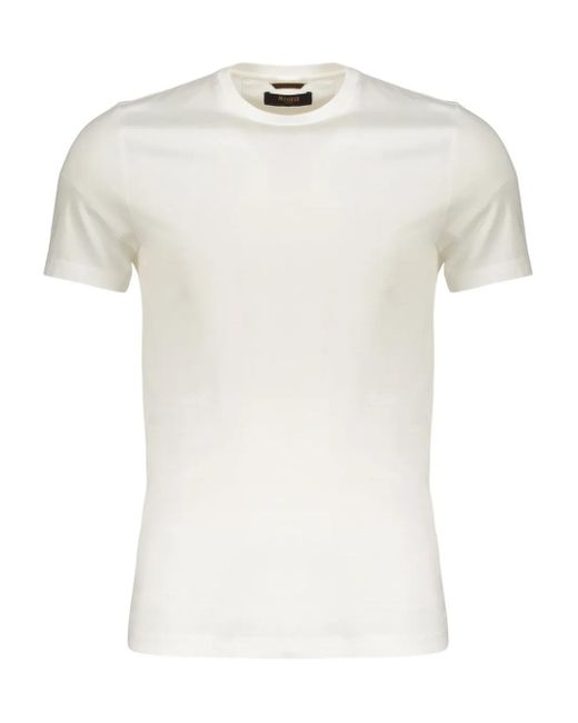 メンズ Moorer Mike Cotton T-shirt White