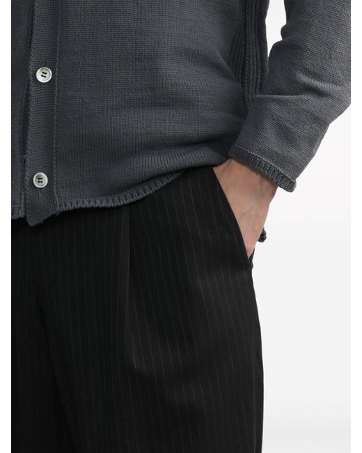 Pantalon de costume en laine à fines rayures Comme des Garçons pour homme en coloris Black