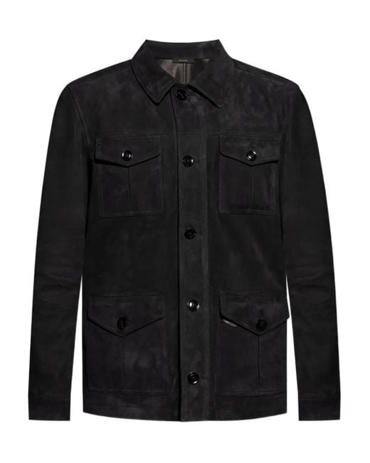 Tom Ford Jack Met Klepzak in het Black voor heren