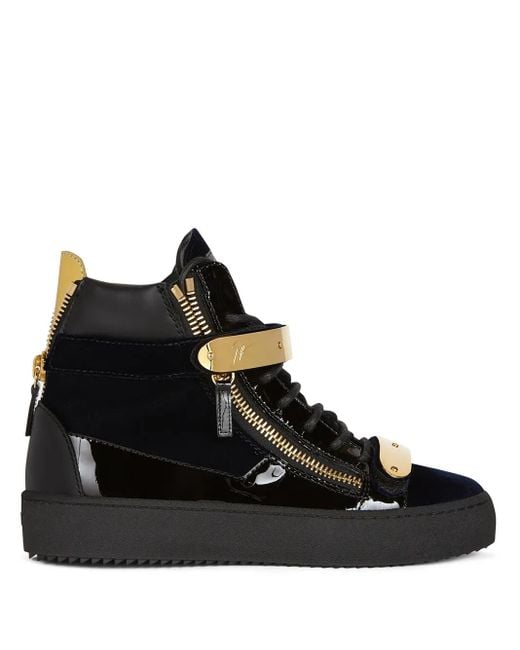 Giuseppe Zanotti Black Coby High-Top Sneakers