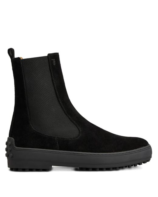 Tod's Black Winter Gommini