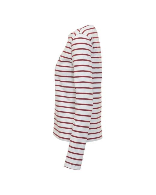 Seafarer White Marines Striped Long-Sleeved T-Shirt