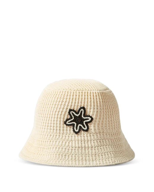 Claudie Pierlot Natural Crochet Bucket Hat