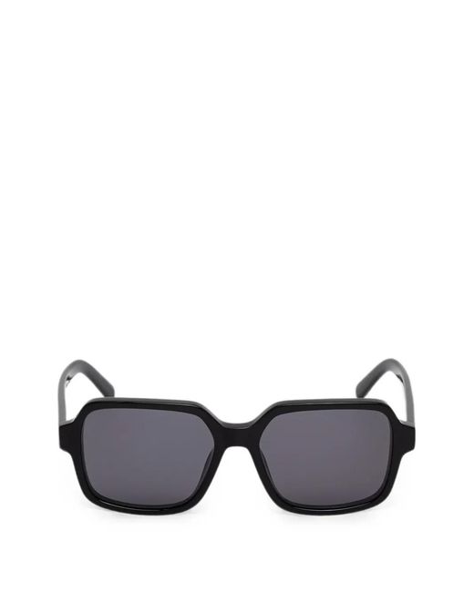 MM6 by Maison Margiela Black Geometric-Frame Sunglasses