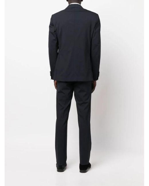 Lardini Blue Single-Breasted Tailored Suit for men