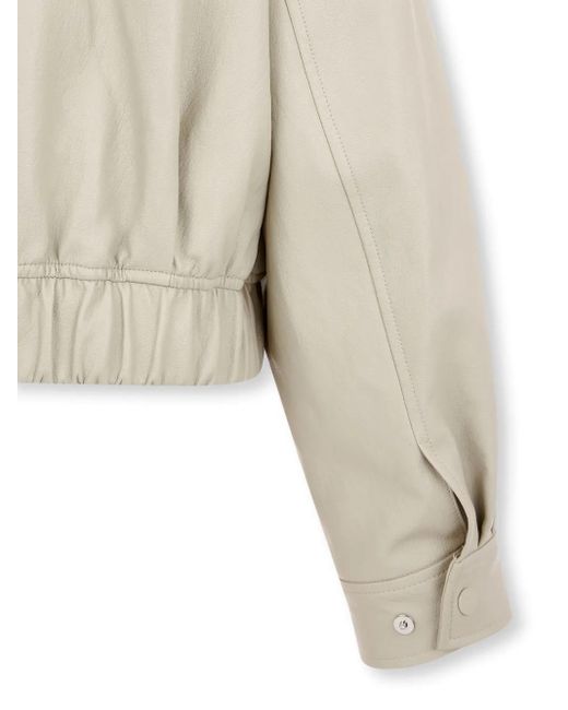 Studio Tomboy X Natural Blousonjacke Aus Faux-Leder