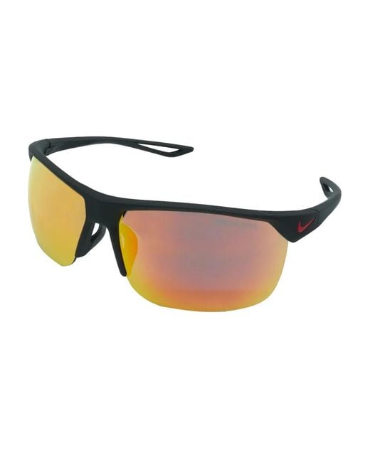 Nike Black Trainer Biker-Frame Sunglasses for men