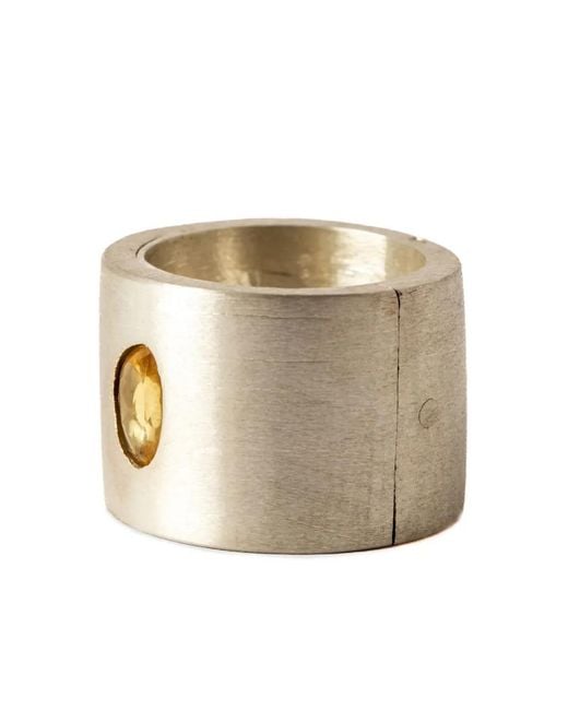Parts Of 4 White Sterling Sistema Sapphire Ring
