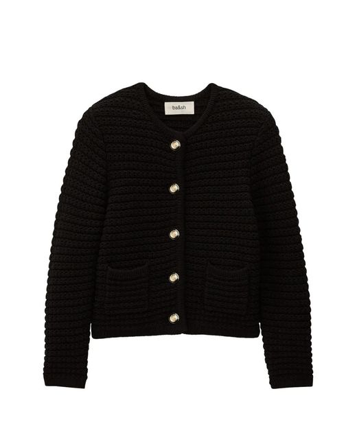 Ba&sh Black Gaspard Cardigan