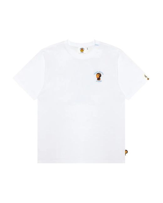 T-Shirt À Patch Logo *BABY MILO® STORE BY *A BATHING APE® en coloris White