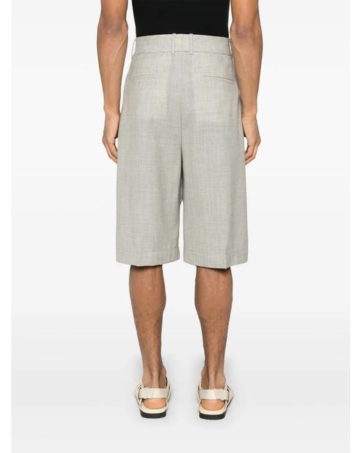 Studio Nicholson White Fowld Shorts for men