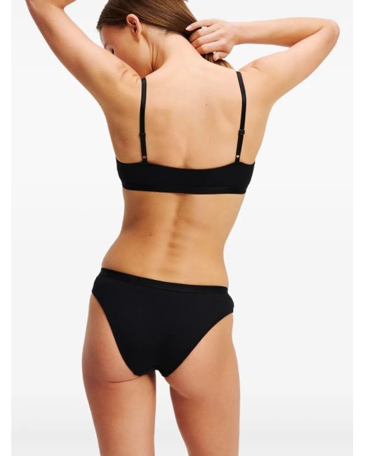 Slip Neri A Coste di Karl Lagerfeld in Black