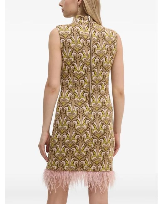 GAUDI Natural Pattern Mini Dress