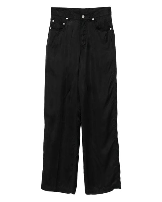 Rick Owens Black Five-Pocket Jeans