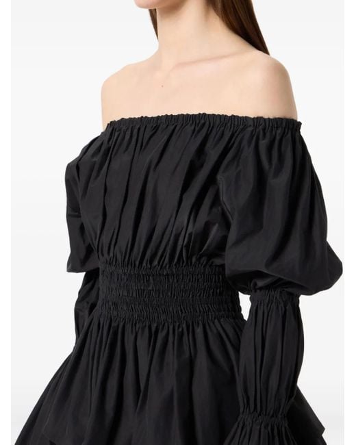 Abito Corto Con Spalle Scoperte di Blumarine in Black