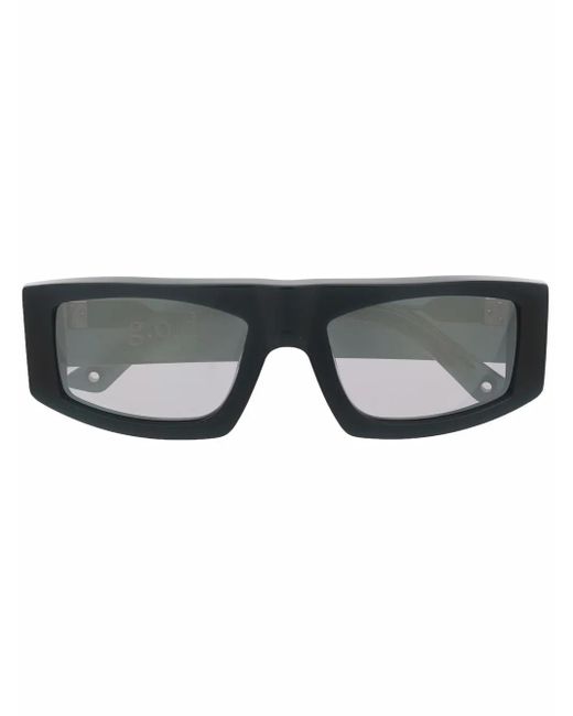 G.O.D Eyewear Black Seven Rectangular Sunglasses