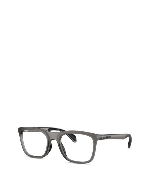 Moncler Black Matte Square-Frame Glasses