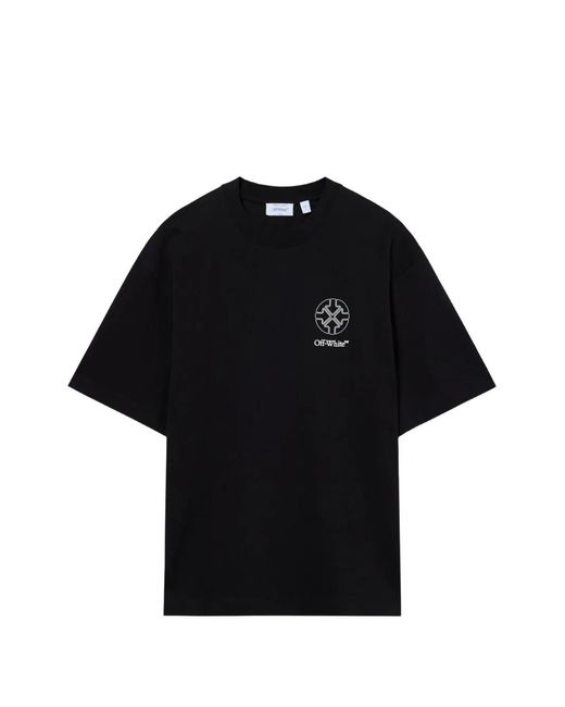 Off-White c/o Virgil Abloh Black Offline Half Arrow T-Shirt for men