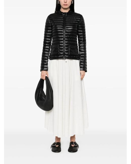 Herno White Flared Midi Skirt