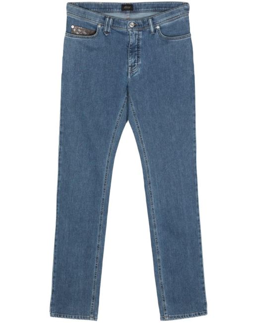 Brioni Klassische Slim-Fit-Jeans in Blue für Herren