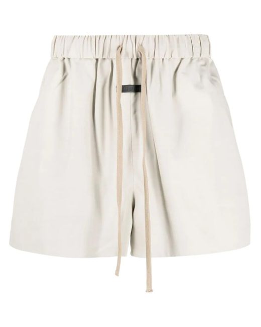 Fear Of God Natural Drawstring-Waist Short Shorts for men