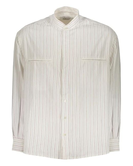 Camicia A Righe di Ambush in White da Uomo