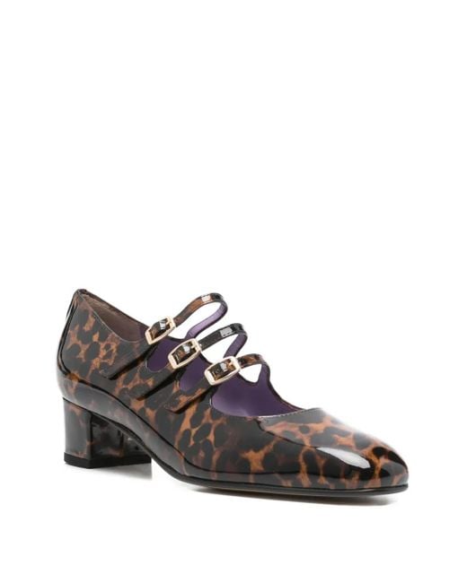 CAREL PARIS Brown 35Mm Kina Leopard-Print Pumps