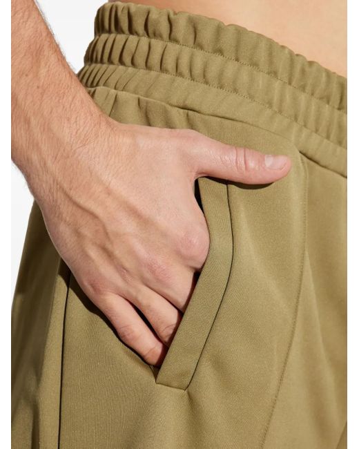 Palm Angels Natural Logo Shorts for men