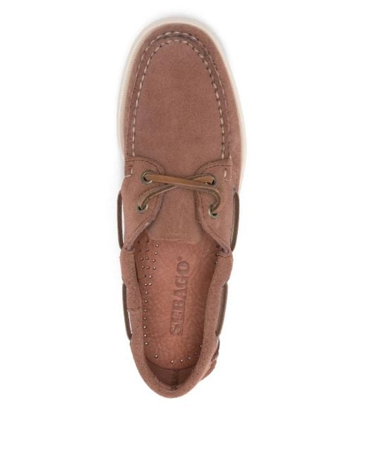 Sebago Brown Suede Loafers